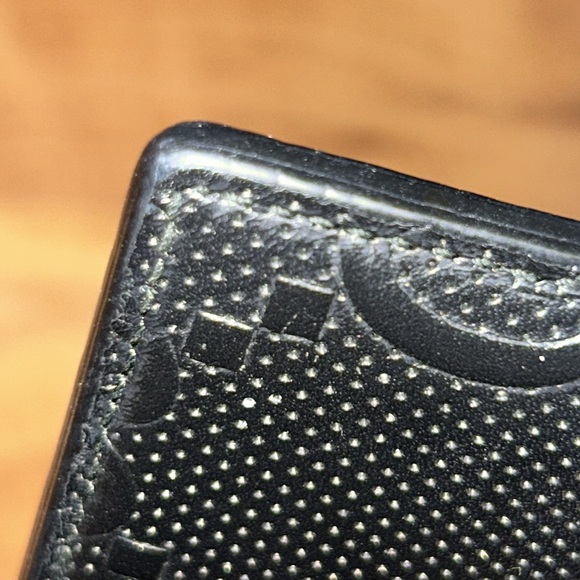 Authentic Gucci Black GG Embossed Perforated Leather Card Case Wallet - Picture 10 of 14